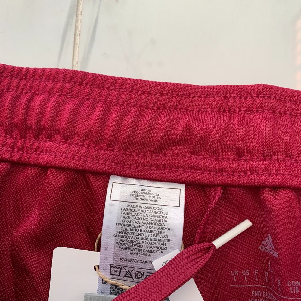 Adidas Men's Soccer Burgundy Tiro Track Pants Regular Tapered Leg Size L - Picture 11 of 16